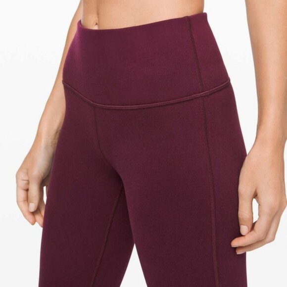 Lululemon Wunder Lounge Fleece Pant 28" *Updated Fit Dark Adobe - Picture 5 of 10